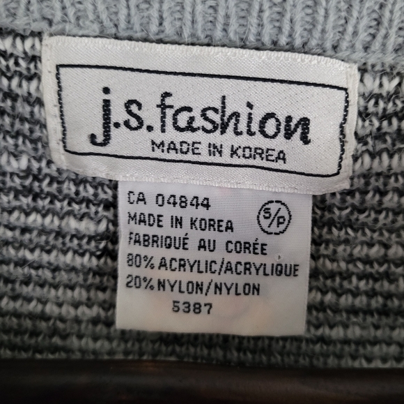 JS FASHION | vintage knit mountain scene crewneck sweater - Picture 7 of 8